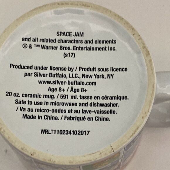 Silver Buffalo Warner Brothers Looney Tunes Space Jam Ceramic Coffee Mug 20 oz - Picture 6 of 6